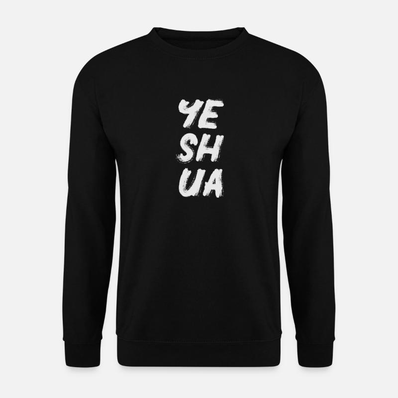 Yeshua Jesus Geschenk - Unisex Pullover - Schwarz