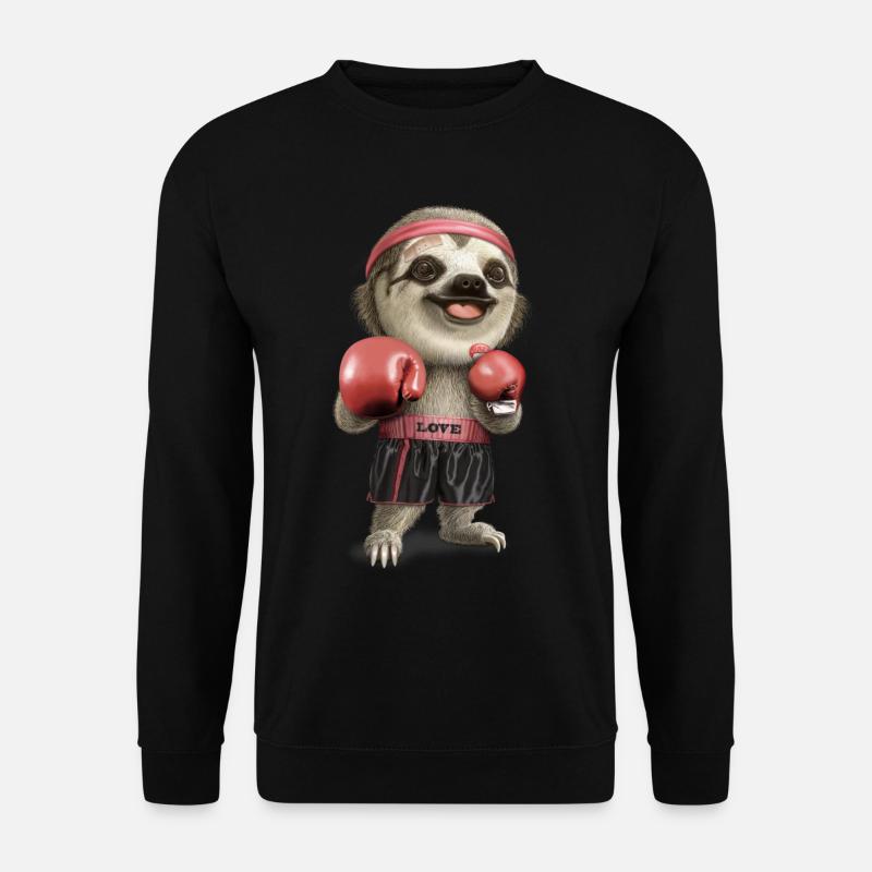 BOXING SLOTH 2022 - Unisex Sweatshirt - black