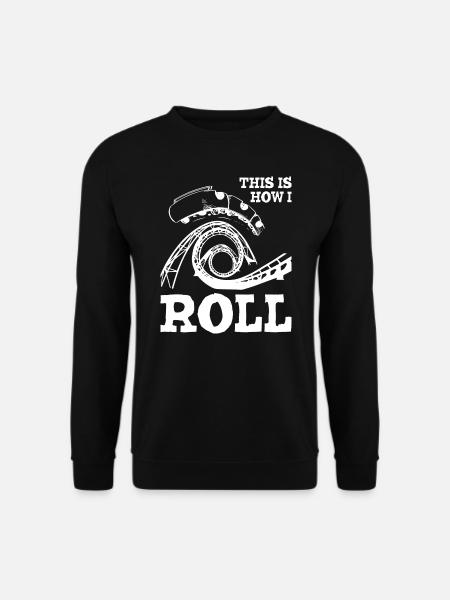 This is How I Roll Roller Coaster1 - Unisex Pullover - Schwarz