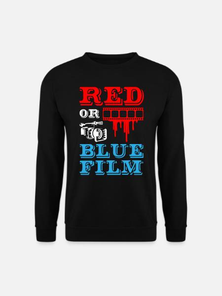 Red Or Blue Film - Unisex Sweatshirt - black
