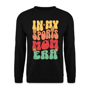 À l’époque de ma maman sportive drôle de maman sportive - Sweat-shirt Unisexe - noir - Devant - Alina (178cm) & Michal (187cm)