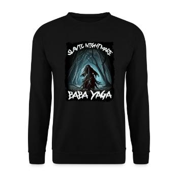 Baba Yaga - Slavic Nightmare - Unisex Sweatshirt - black - Front - Alina (178cm) & Michal (187cm)