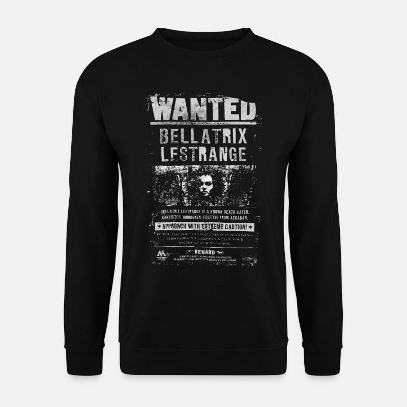 Harry Potter Bellatrix Lestrange Wanted Poster - Unisex Pullover - Schwarz