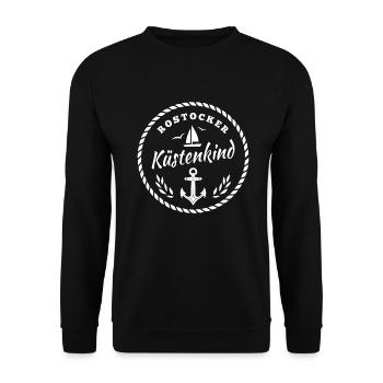 ROSTOCK COASTAL CHILD T-SHIRT - Unisex Sweatshirt - black - Front - Alina (178cm) & Michal (187cm)