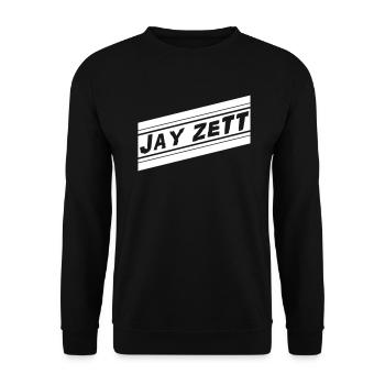 Jay Zett Trainingsjacke - Unisex Pullover - Schwarz - Vorne - Alina (178cm) & Michal (187cm)