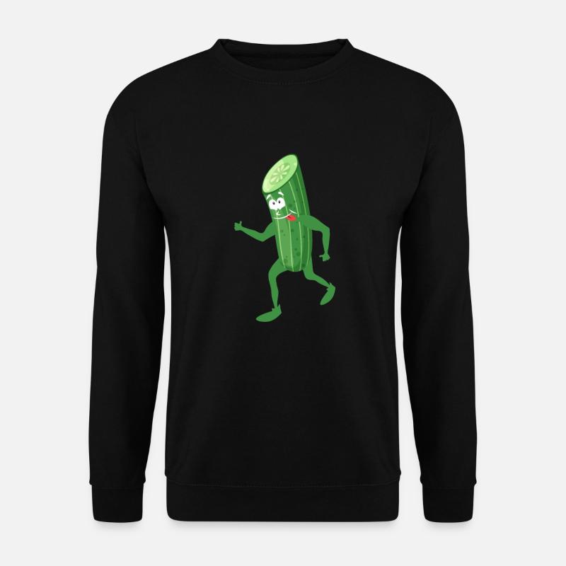 Gurke - Unisex Pullover - Schwarz