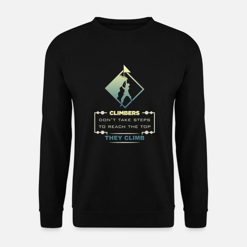 Bouldern - Unisex Pullover - Schwarz