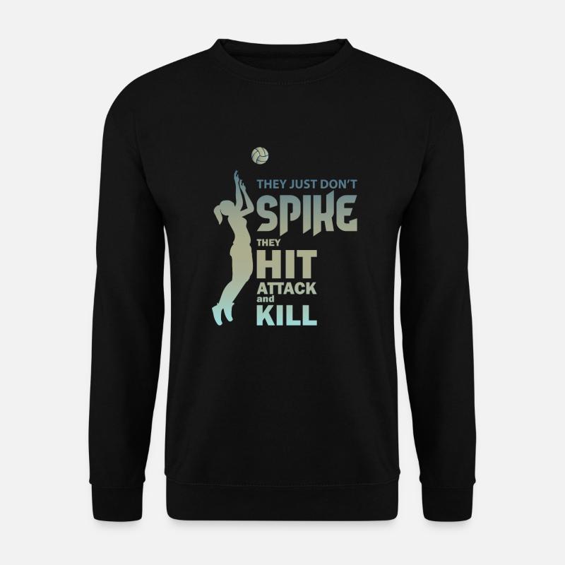Volleyball - Unisex Pullover - Schwarz