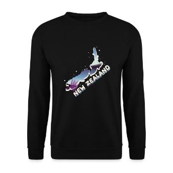 Nouvelle-Zélande - Sweat-shirt Unisexe - noir - Devant - Alina (178cm) & Michal (187cm)