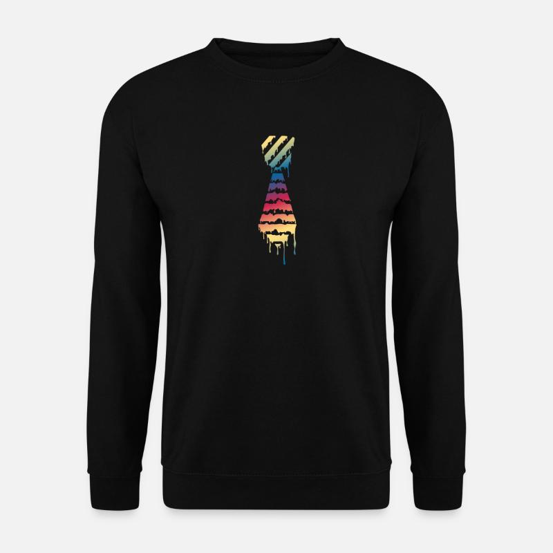 Krawatte - Unisex Pullover - Schwarz