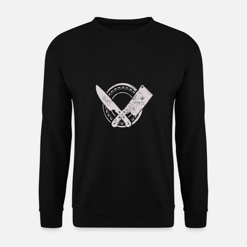 Outil de boucher - Sweat-shirt Unisexe - noir