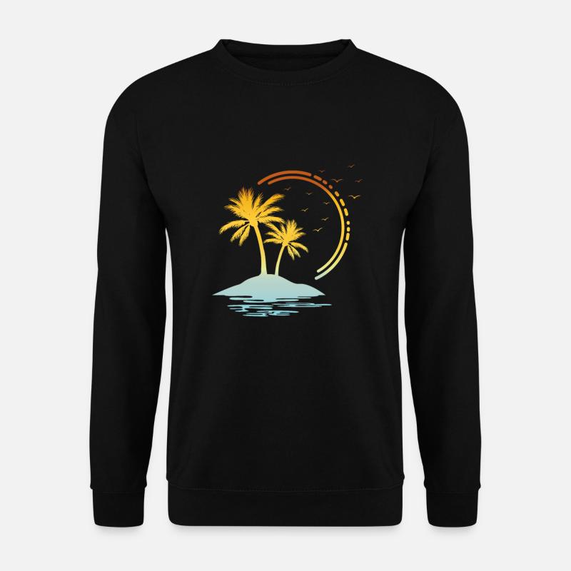 Palm trees - Unisex Sweatshirt - black