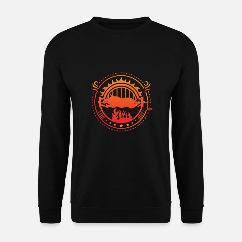 Saugrillen - Unisex Pullover - Schwarz