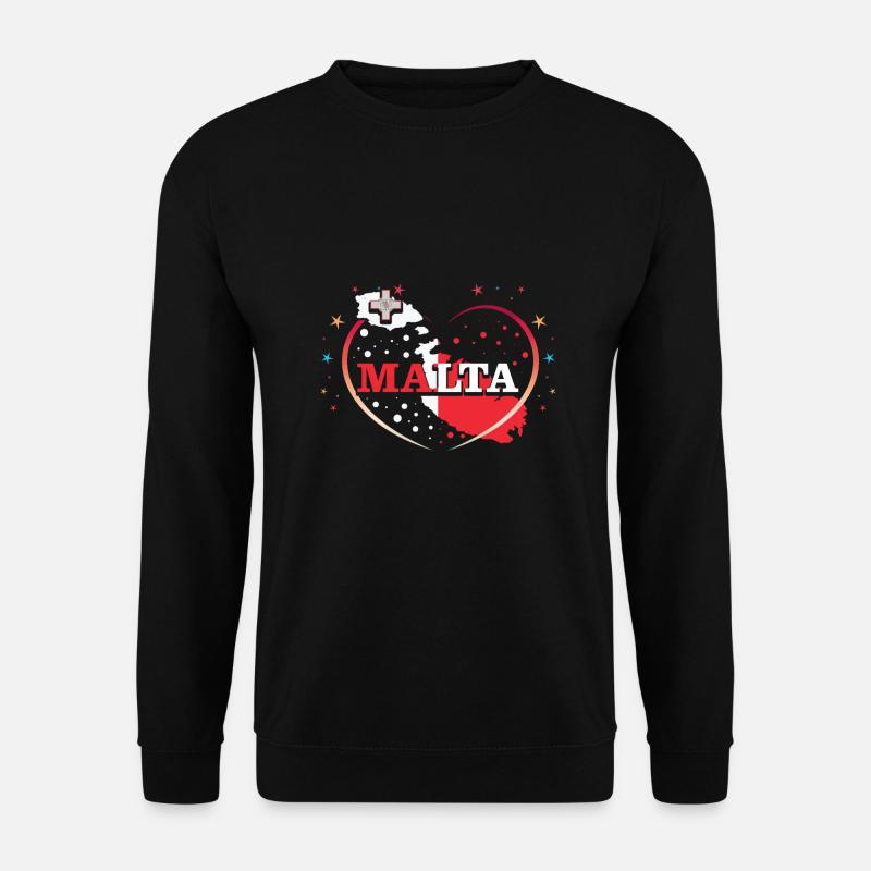 Malta - Unisex Pullover - Schwarz