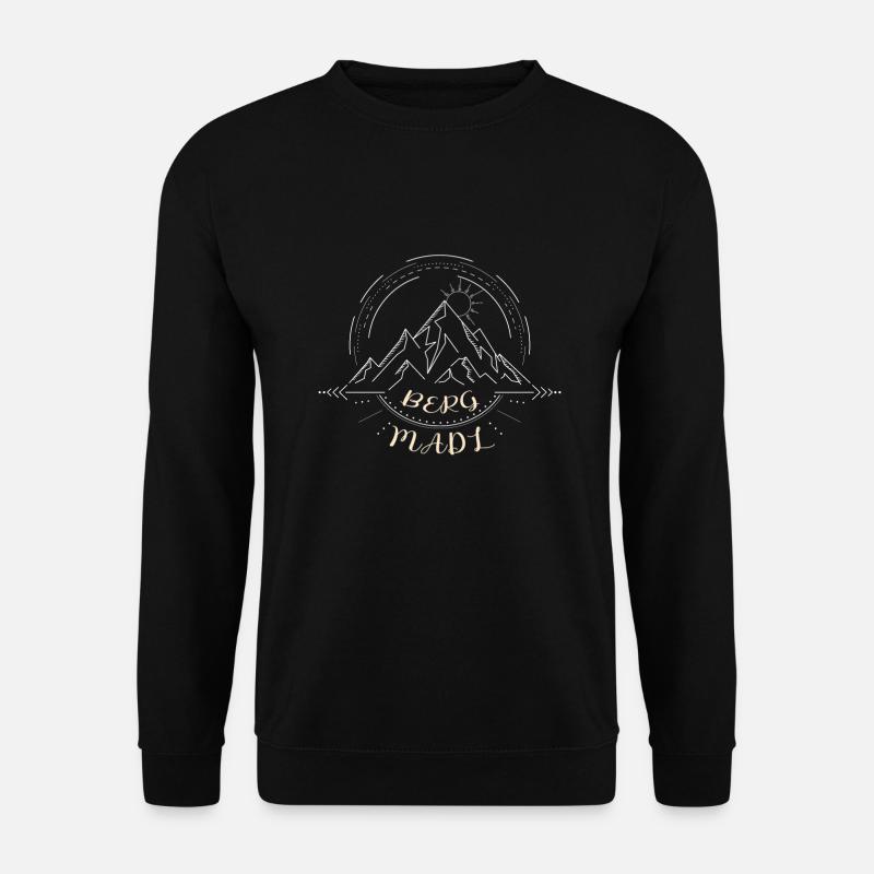 Berg Madl - Unisex Pullover - Schwarz