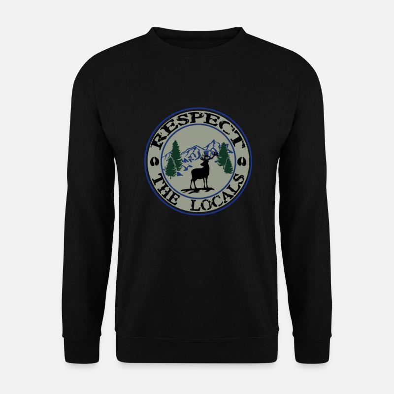 Deer conservation - Unisex Sweatshirt - black