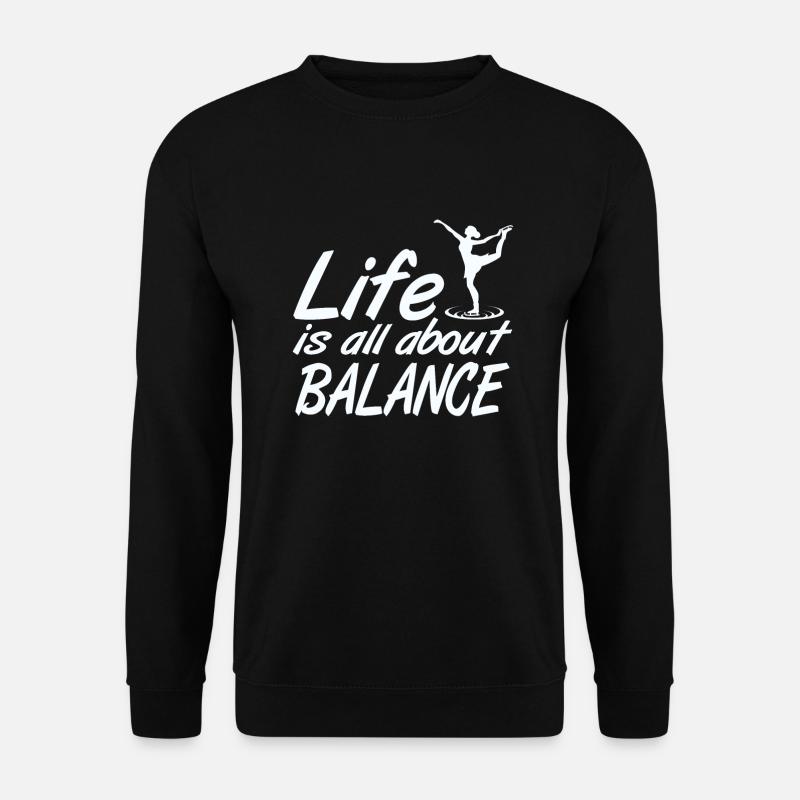 Ice dance balance - Unisex Sweatshirt - black