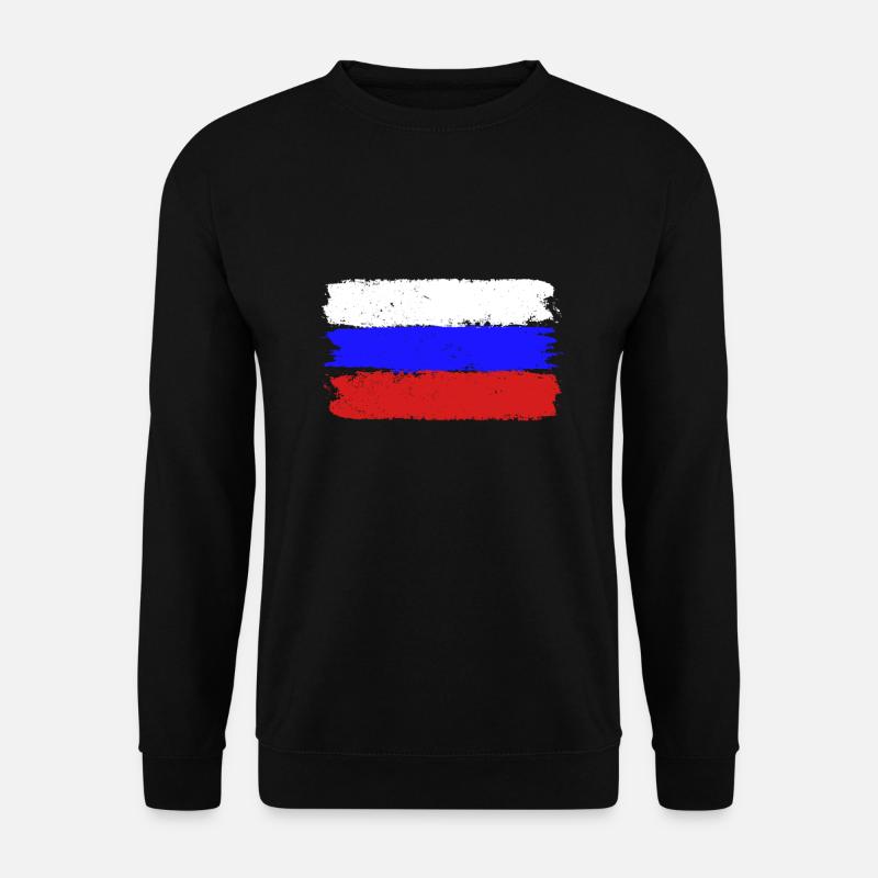 Drapeau de la Russie - Sweat-shirt Unisexe - noir