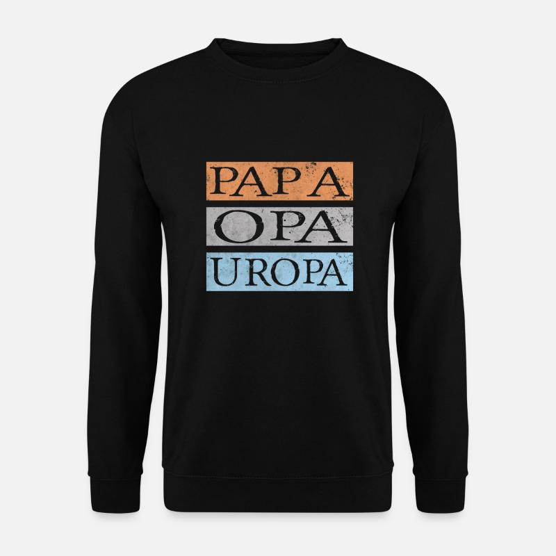 Uropa Retro - Unisex Pullover - Schwarz