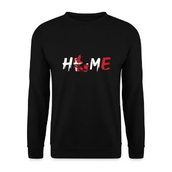 Denmark Home - Unisex Sweatshirt - black - Front - Alina (178cm) & Michal (187cm)