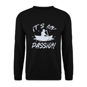 Canoë-kayak - Sweat-shirt Unisexe - noir - Devant - Alina (178cm) & Michal (187cm)