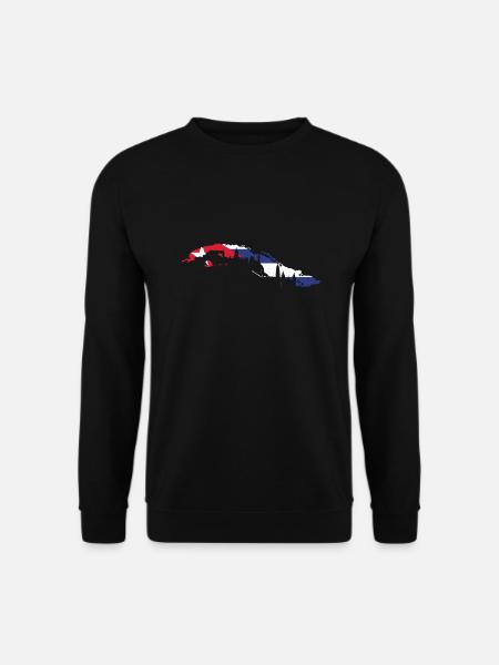 Cuba Flagge - Unisex Pullover - Schwarz