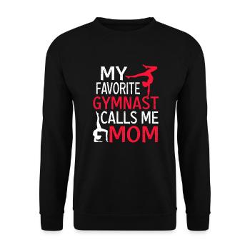 gymnastics Maman - Sweat-shirt Unisexe - noir - Devant - Alina (178cm) & Michal (187cm)