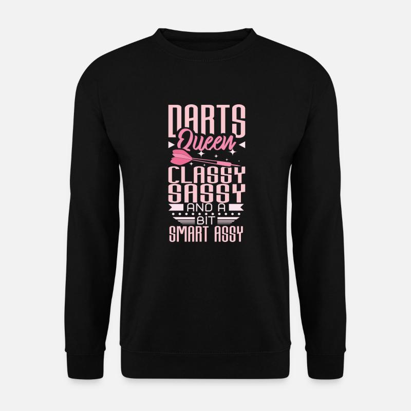 Darts queen - Unisex Pullover - Schwarz