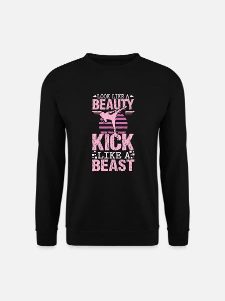 Karaté beauty - Sweat-shirt Unisexe - noir