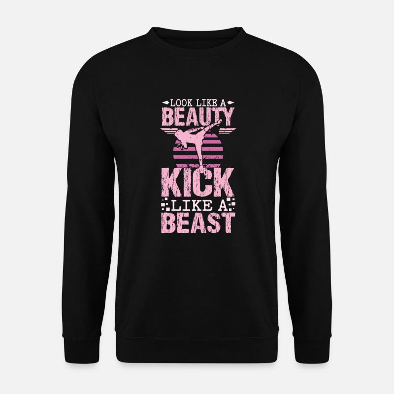 Karate beauty - Unisex Pullover - Schwarz