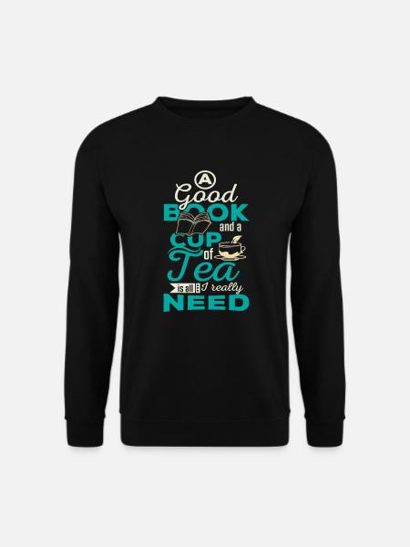 Books and Tea - Unisex Sweatshirt - black