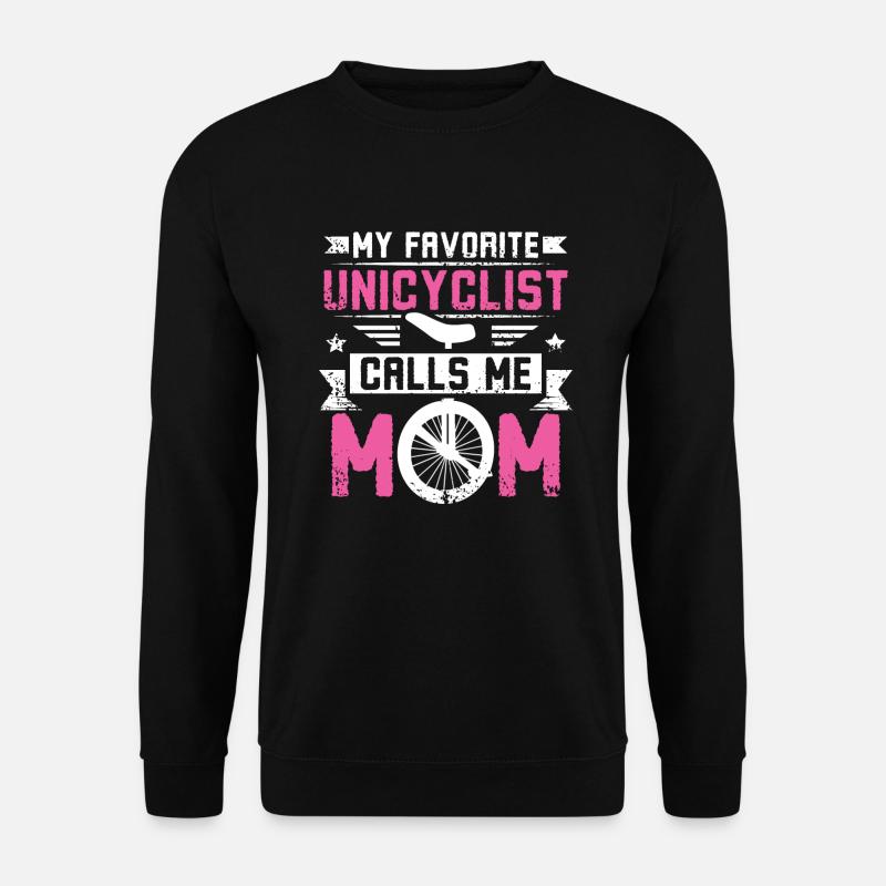 Einrad Mama - Unisex Pullover - Schwarz