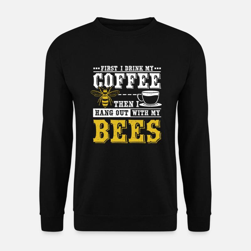 Imker kaffee - Unisex Pullover - Schwarz