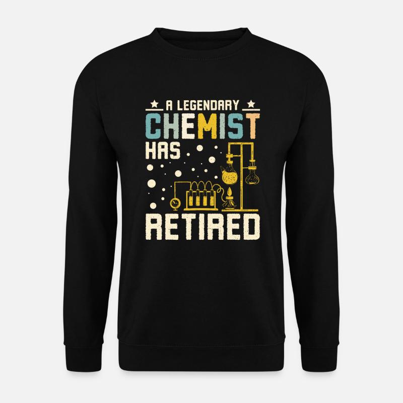 Chemiker geht in Ruhestand - Unisex Pullover - Schwarz