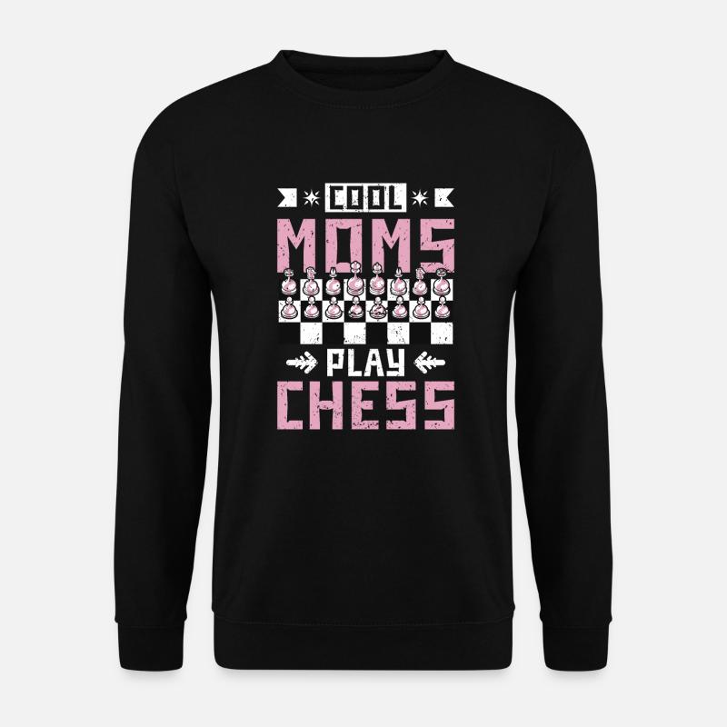 cool moms play chess - Unisex Sweatshirt - black