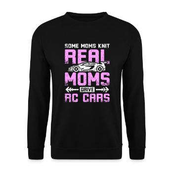 Les mamans conduisent des voitures rc - Sweat-shirt Unisexe - noir - Devant - Alina (178cm) & Michal (187cm)
