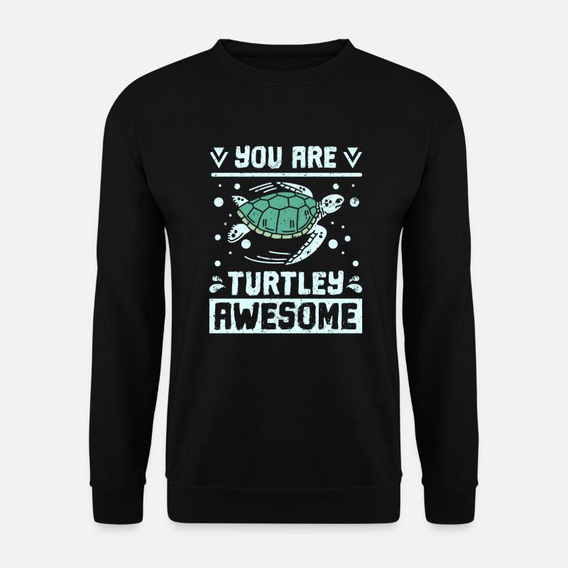 You are turtley awesome - Unisex Sweatshirt - black