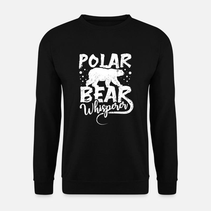 Polar bear whisperer - Unisex Sweatshirt - black
