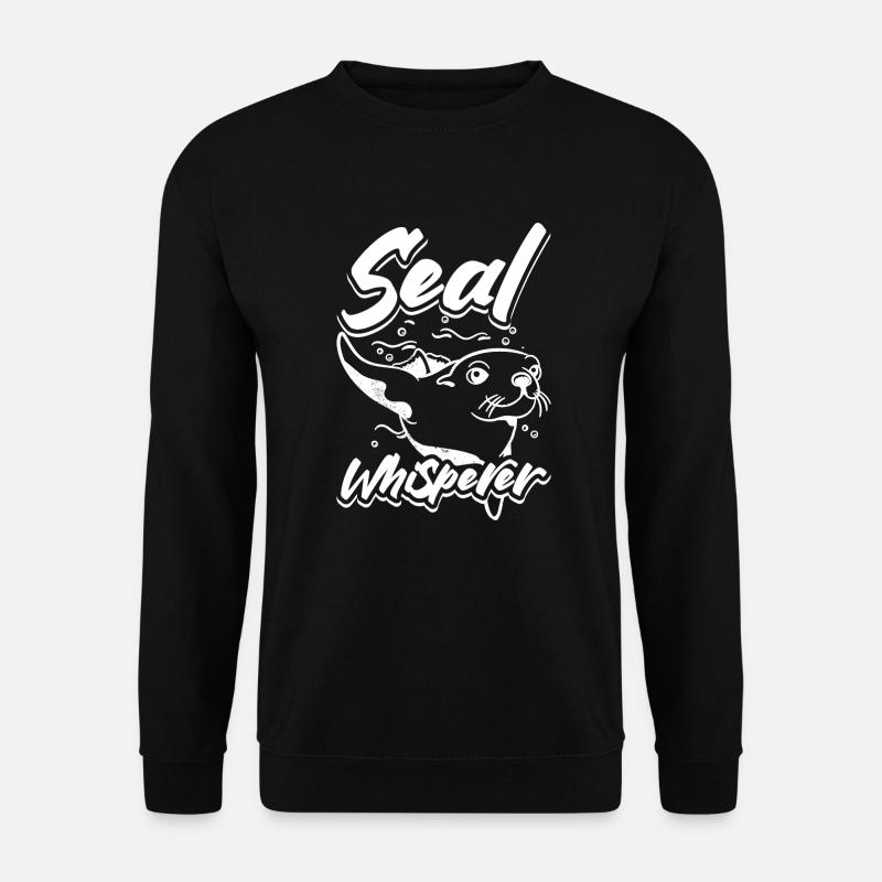 Seal whisperer - Unisex Pullover - Schwarz