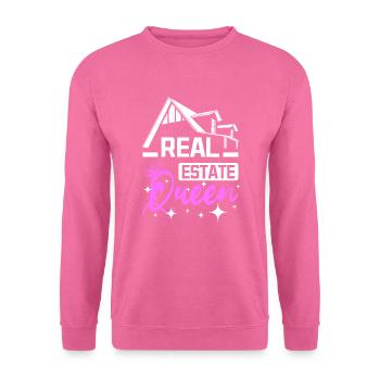 Real Estate Queen - Unisex Pullover - Pink - Vorne