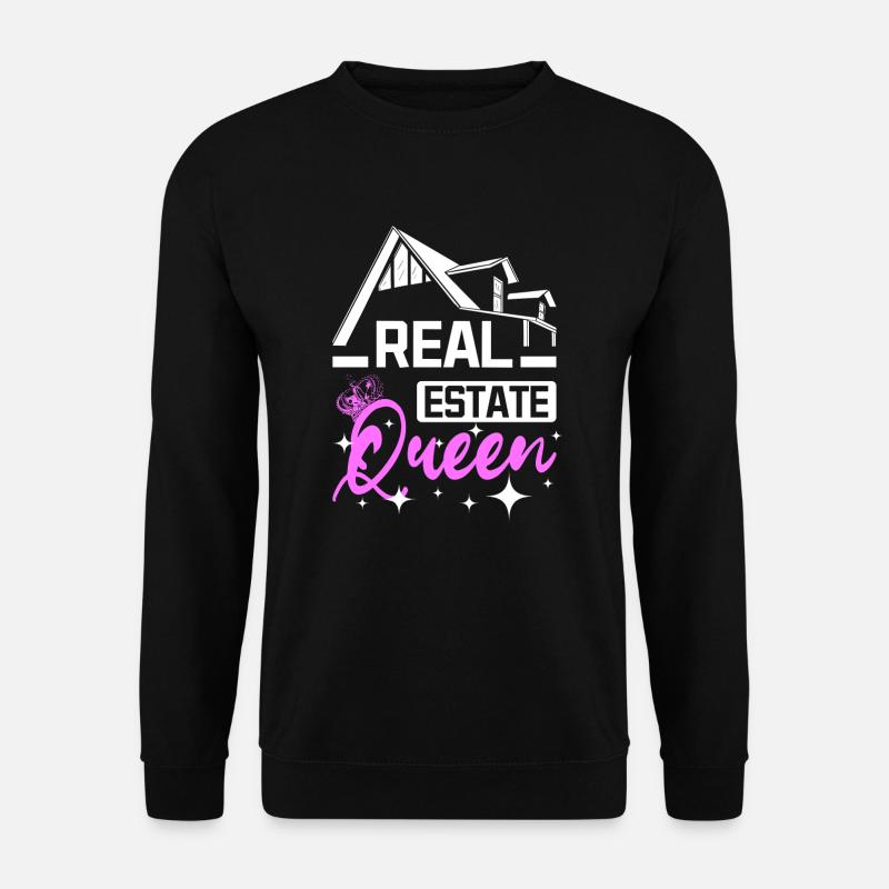 Immobilier Queen - Sweat-shirt Unisexe - noir