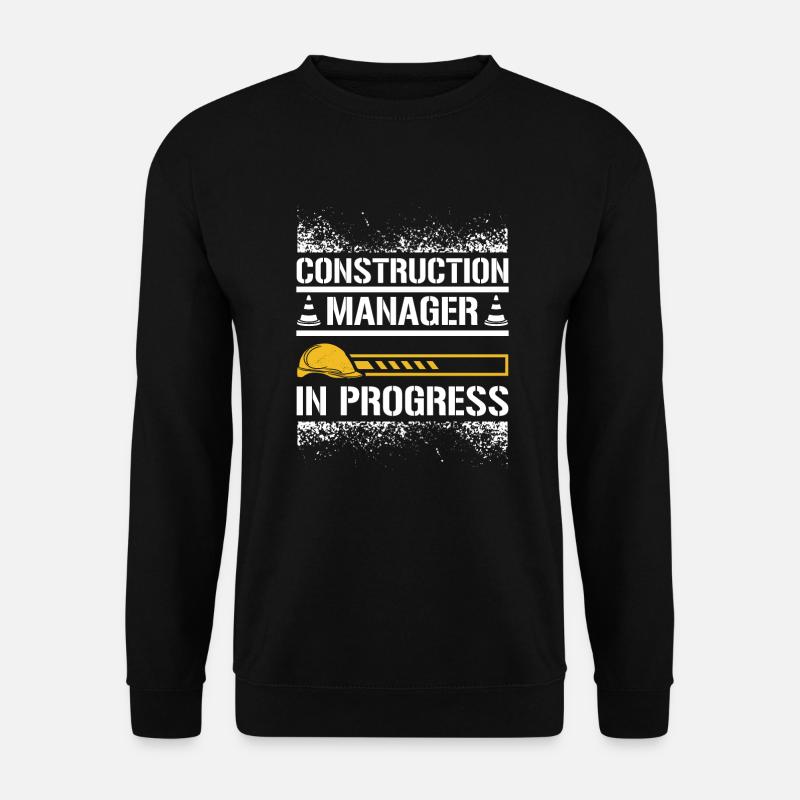 Construction manager in progress - Unisex Pullover - Schwarz