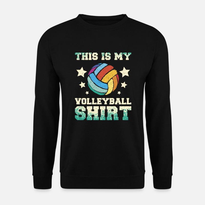 This is my volleyball - Unisex Sweatshirt - black