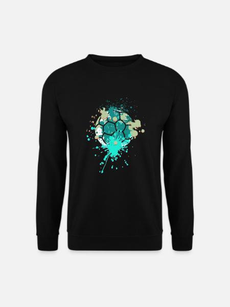 Splash Art Handball - Unisex Sweatshirt - black