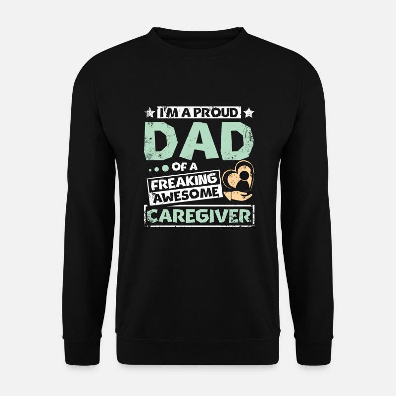 Père d’un sacré grand soignant - Sweat-shirt Unisexe - noir