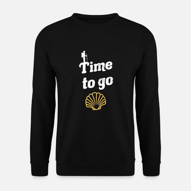 Camino de Santiago Jakobsweg Pilger - Unisex Pullover - Schwarz