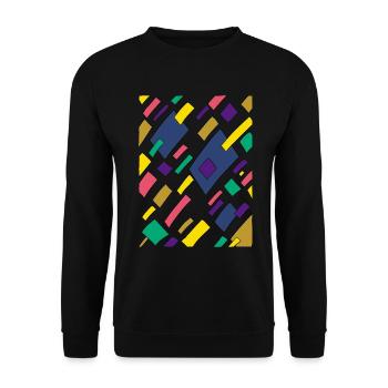 Regen - Unisex Pullover - Schwarz - Vorne - Alina (178cm) & Michal (187cm)