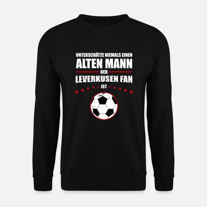Alter Mann - Leverkusen Fan | Retro Vintage Design - Unisex Pullover - Schwarz