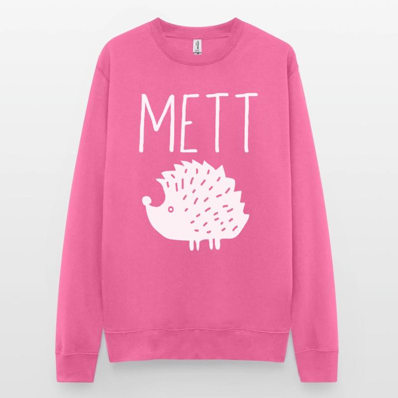 Mettigel Mett Igel Hackfleisch Fleischesser Hackk Unisex Pullover