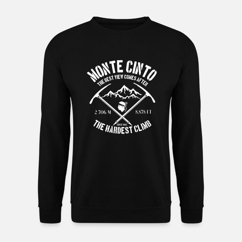 Monte Cinto - Sweat-shirt Unisexe - noir